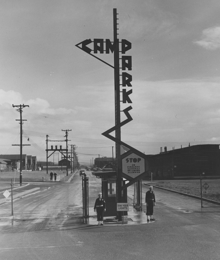 Camp Parks Main Gate 1945